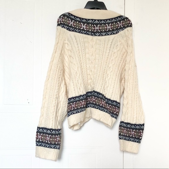 Zara Oversized Jacquard Cardigan - Picture 10 of 11